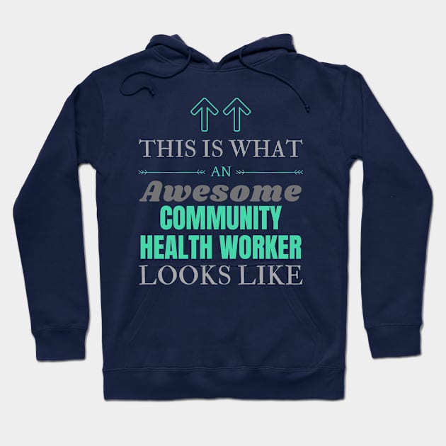 community health worker Hoodie by Mdath